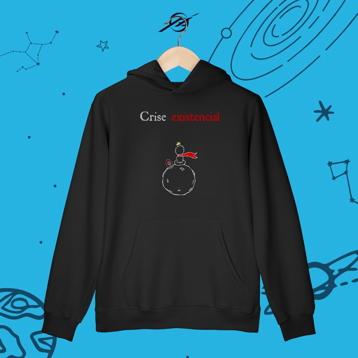 Nome do produto: Moletom Crise Existencial 