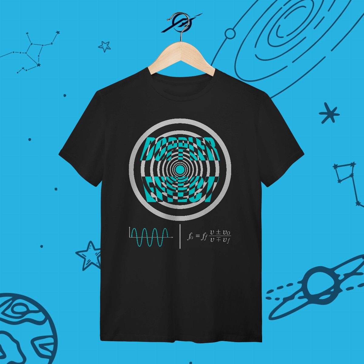 Nome do produto: Camiseta Masculina Doppler Effect