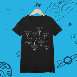 Nome do produto Camiseta Feminino Drake Equation