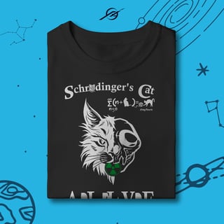 Nome do produto Camiseta Infantil Schrodinger Cat