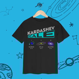 Nome do produto Camiseta Infantil Kardashev Scale