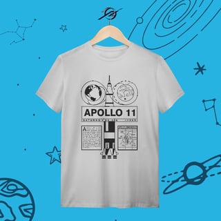 Nome do produto Camisa Masculina Apollo 11