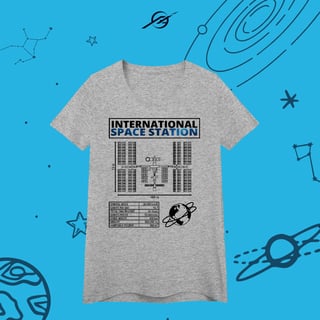Nome do produto Camiseta Feminina International Space Station