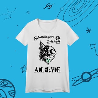 Nome do produto Camiseta Feminino Schrodinger Cat
