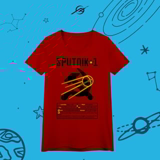 Nome do produto Camiseta Feminino Sputnik1