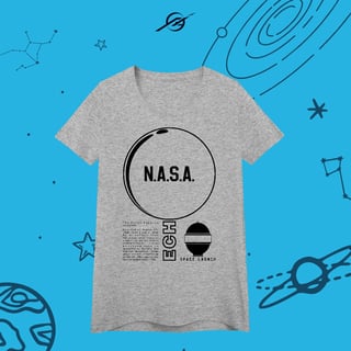 Nome do produto Camiseta Feminino Echo Satellite