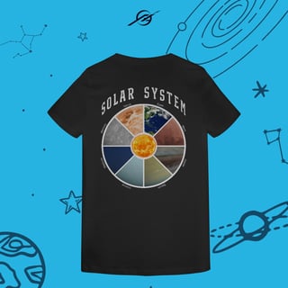 Nome do produto Camiseta Feminino Solar System