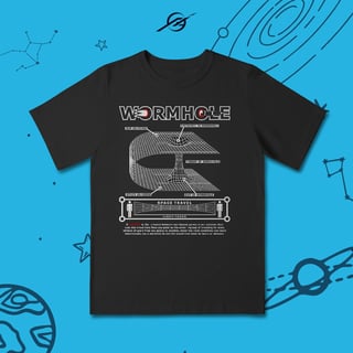 Nome do produto Camiseta Infantil Wormhole
