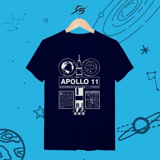 Nome do produto Camisa Masculina Apollo 11