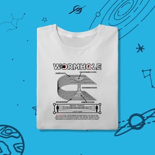Nome do produto Camiseta Masculino Wormhole