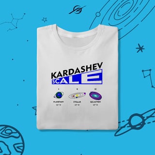 Nome do produto Camiseta Masculina Kardashev Scale