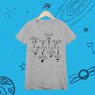 Nome do produto Camiseta Feminino Drake Equation