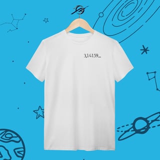 Nome do produto Camiseta Masculino Número de Pi