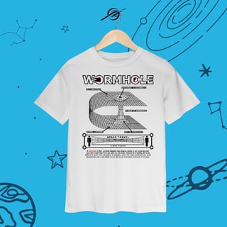 Nome do produto Camiseta Infantil Wormhole