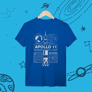 Nome do produto Camisa Masculina Apollo 11