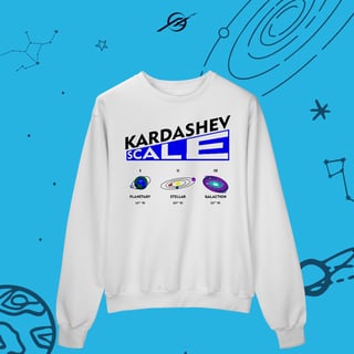 Nome do produto Moletom Kardashev Scale