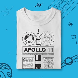 Nome do produto Camisa Infantil Apollo 11