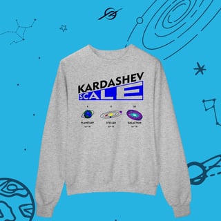 Nome do produto Moletom Kardashev Scale
