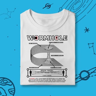 Nome do produto Camiseta Infantil Wormhole