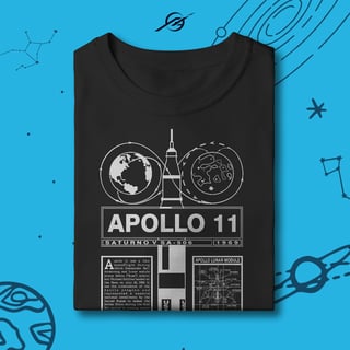 Nome do produto Camisa Infantil Apollo 11