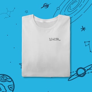 Nome do produto Camiseta Masculino Número de Pi