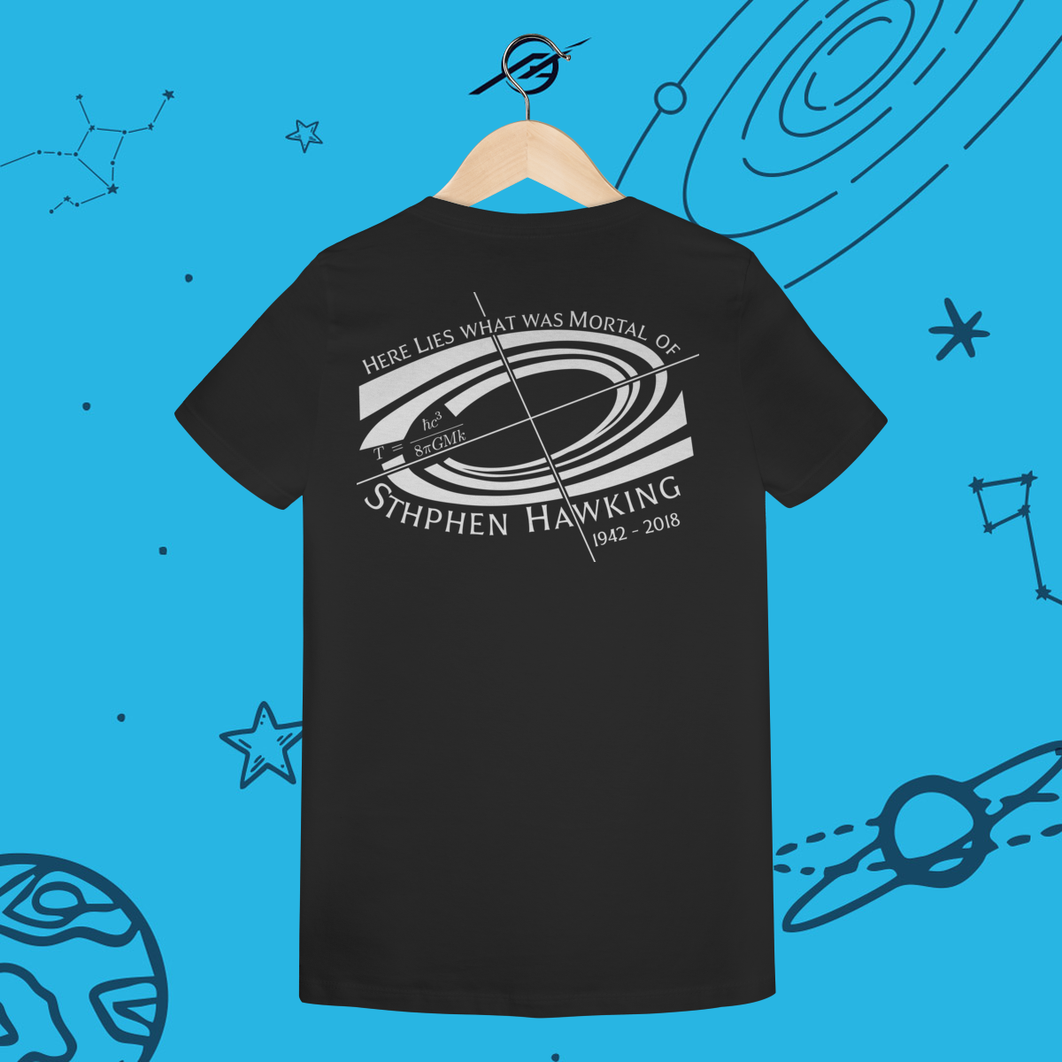 Nome do produto Camisa Feminina Hawking Radiation