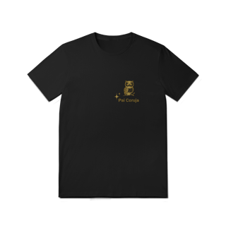 Nome do produto Camiseta Pai coruja minimalista preta