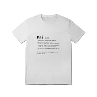 Nome do produto Camiseta significado pai branca