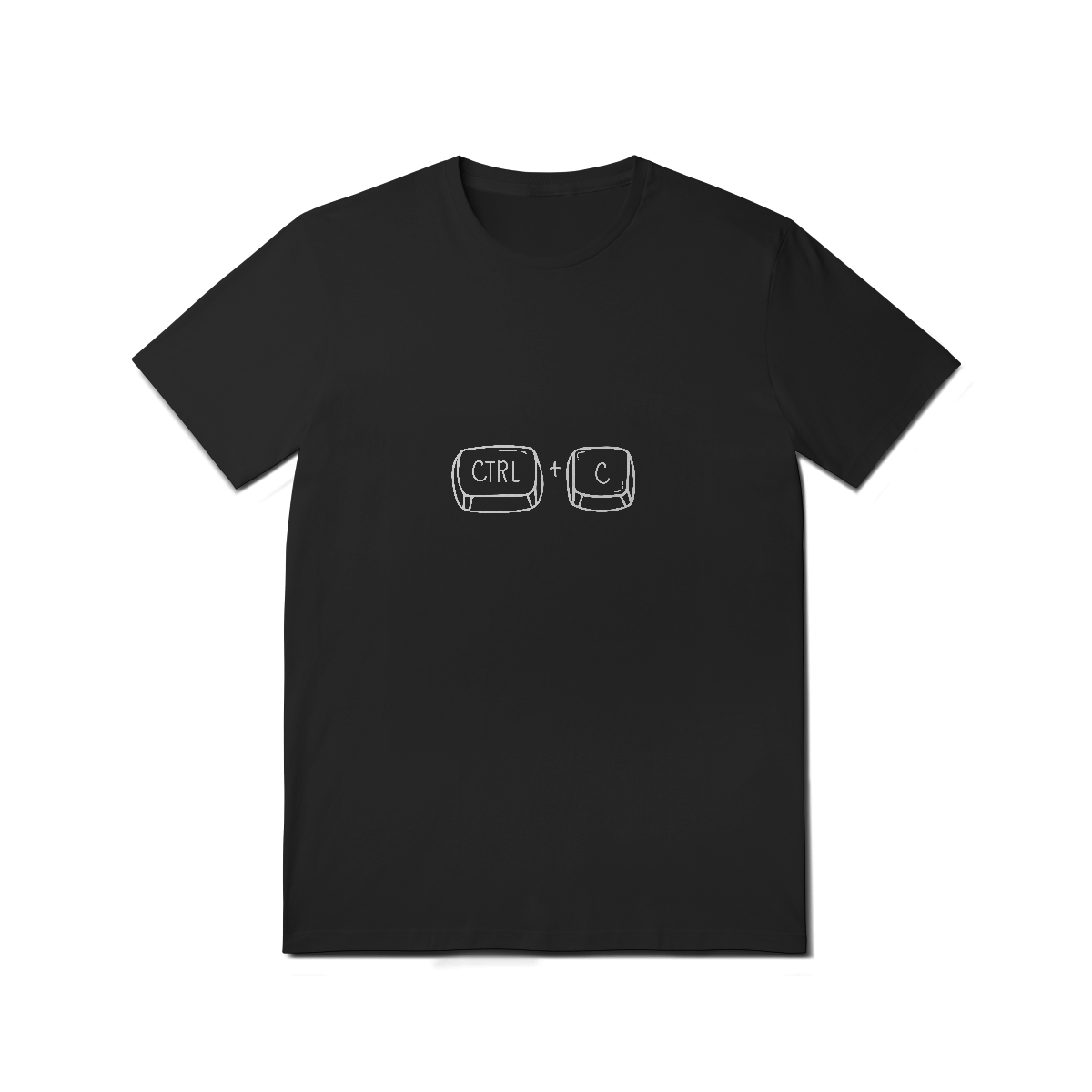 Nome do produto: Camiseta Ctrl C Preta