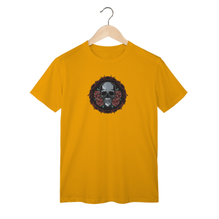 Nome do produto Camiseta Caveira Arame