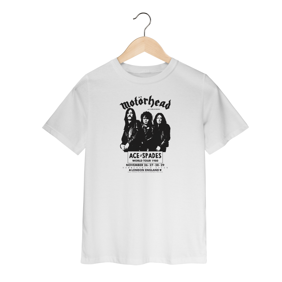 Camiseta Motörhead Infantil - 2 a 8