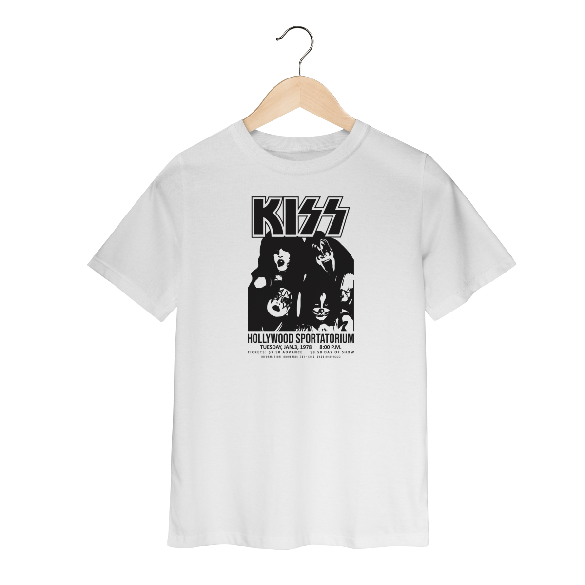 Nome do produto Camiseta Kiss Infantil - 2 a 8