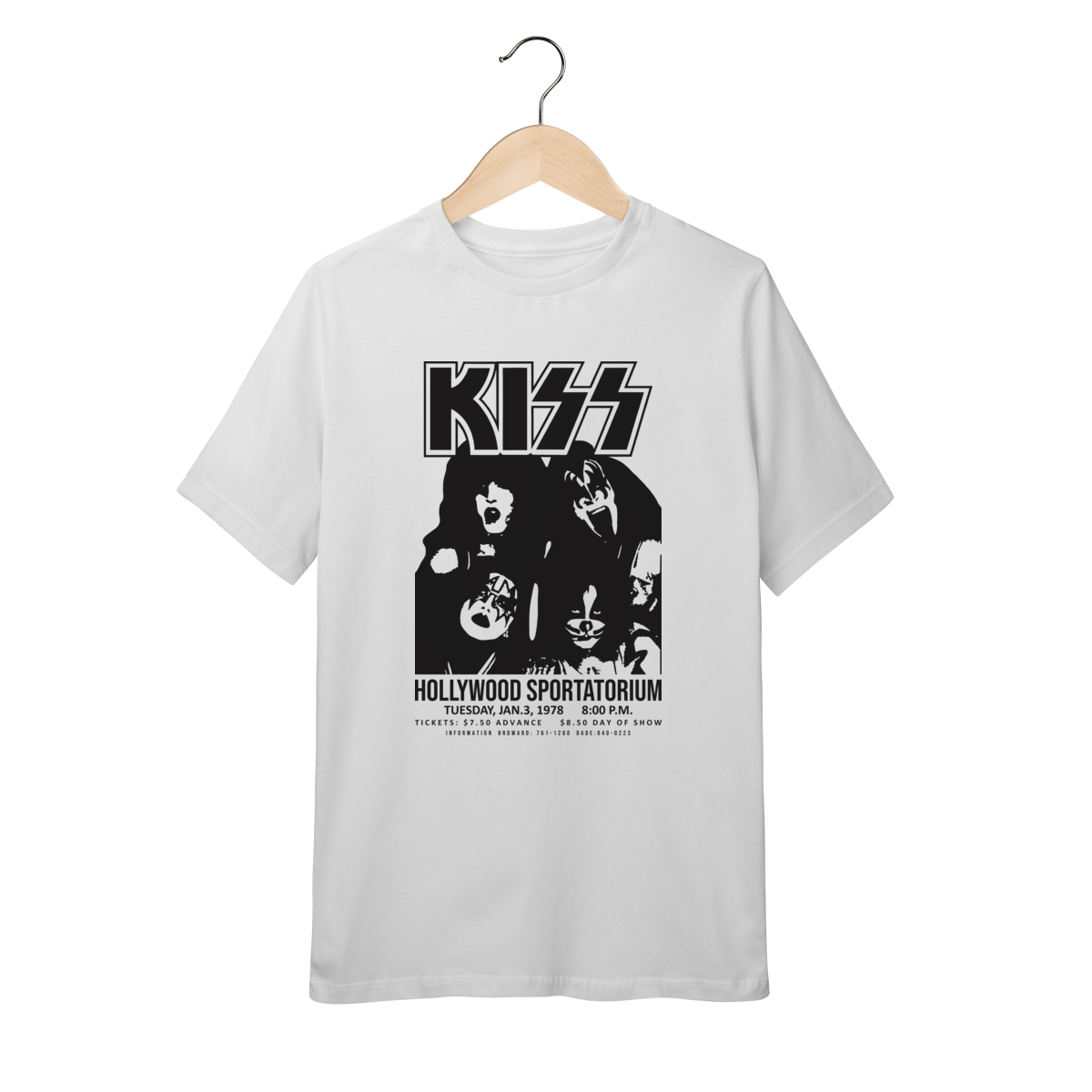 Nome do produto Camiseta Kiss Infantil - 10 a 14