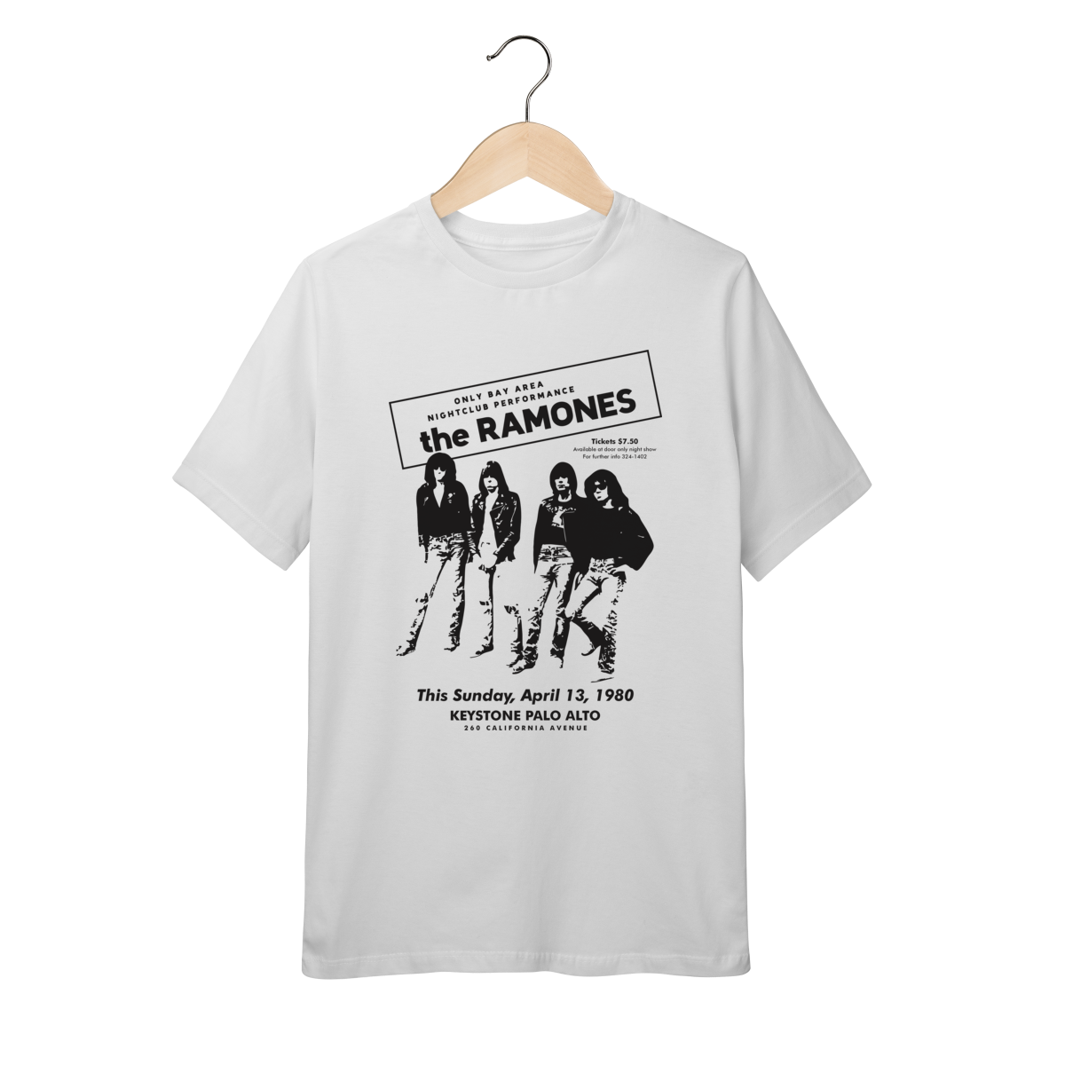 Camiseta Ramones Infantil - 10 a 14