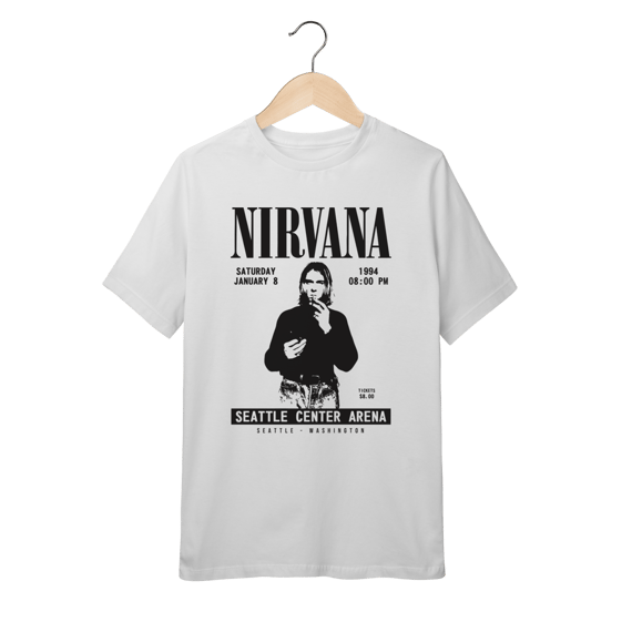 Camiseta Nirvana Infantil - 10 a 14