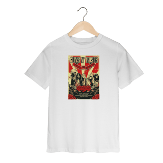 Nome do produto Camiseta Guns n' Roses Infantil - 2 a 8