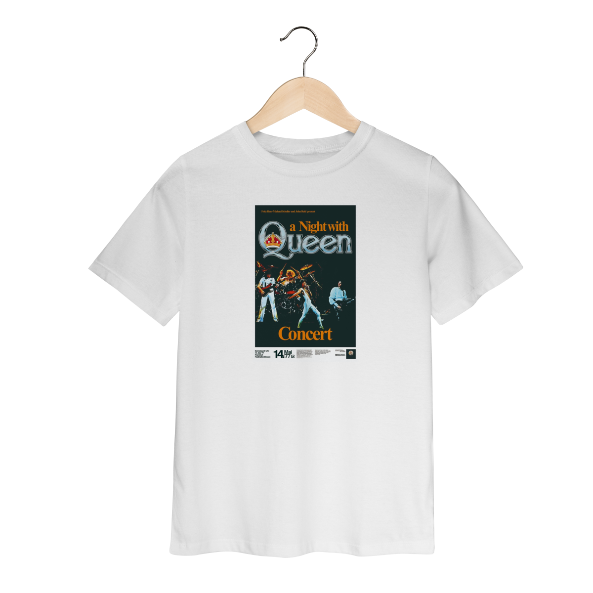 Nome do produto Camiseta Queen Infantil - 2 a 8