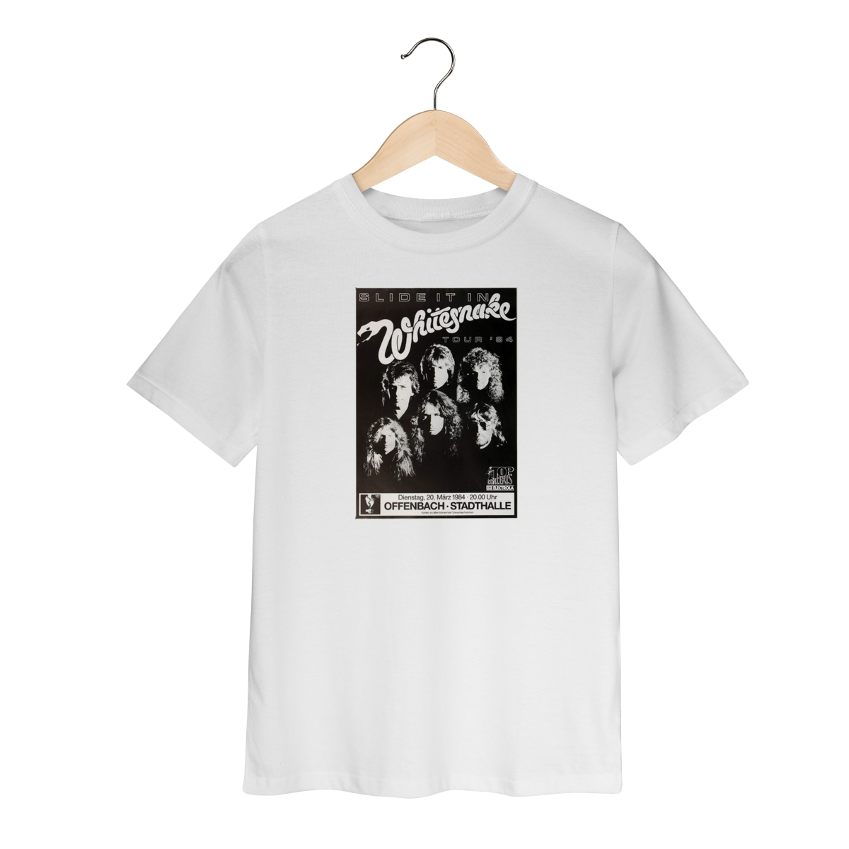 Nome do produto Camiseta Whitesnake Infantil - 2 a 8