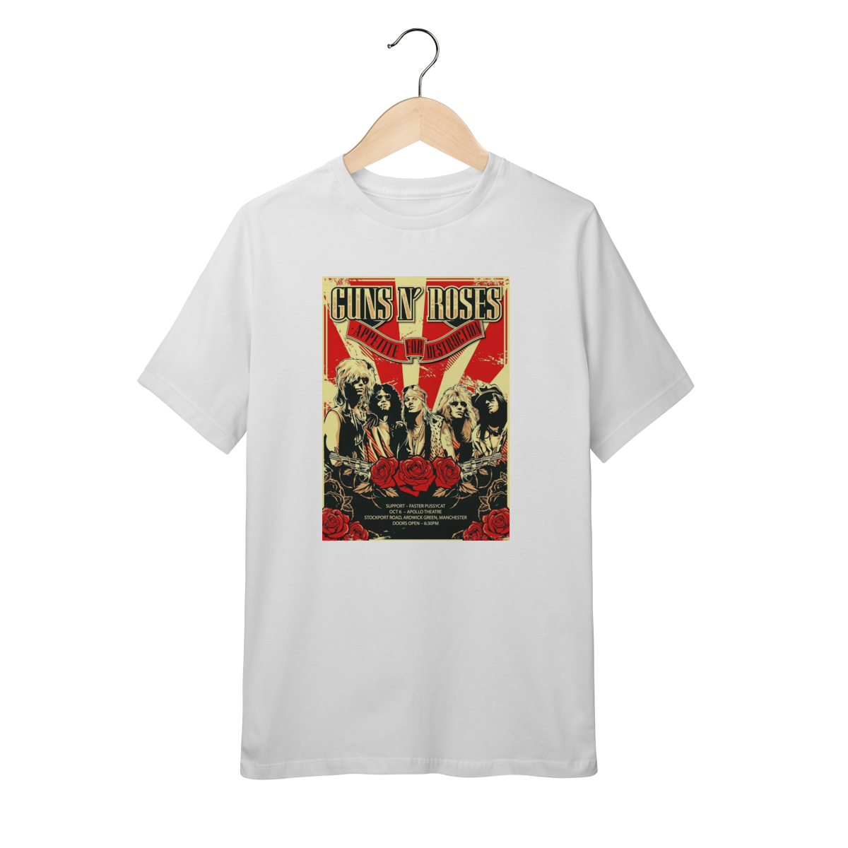 Nome do produto Camiseta Guns n' Roses Infantil - 10 a 14