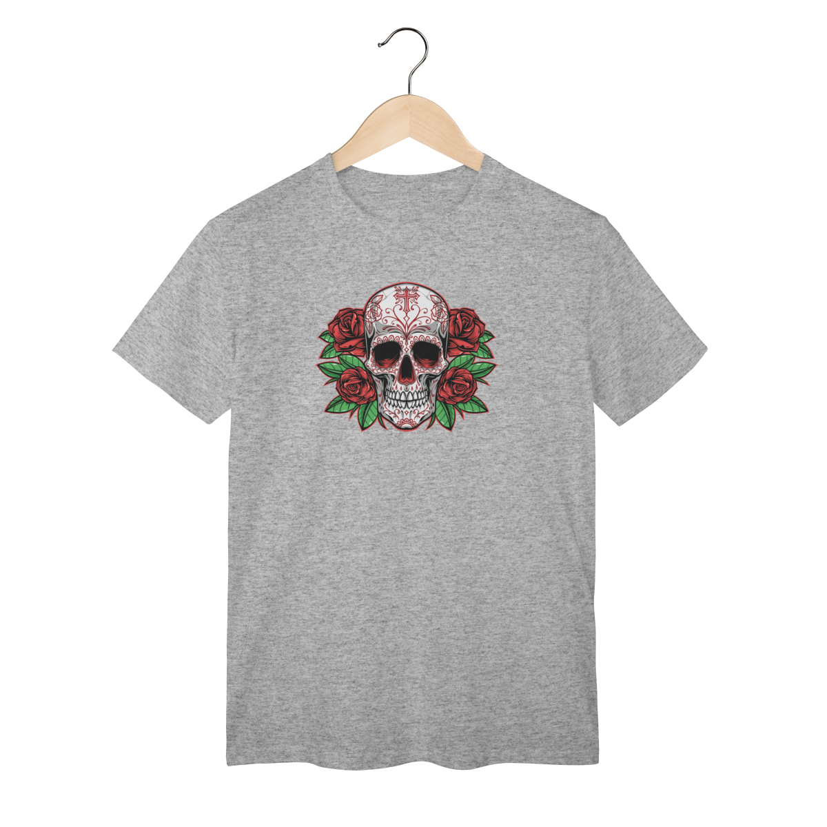 Nome do produto: Camiseta Caveira Tatuada