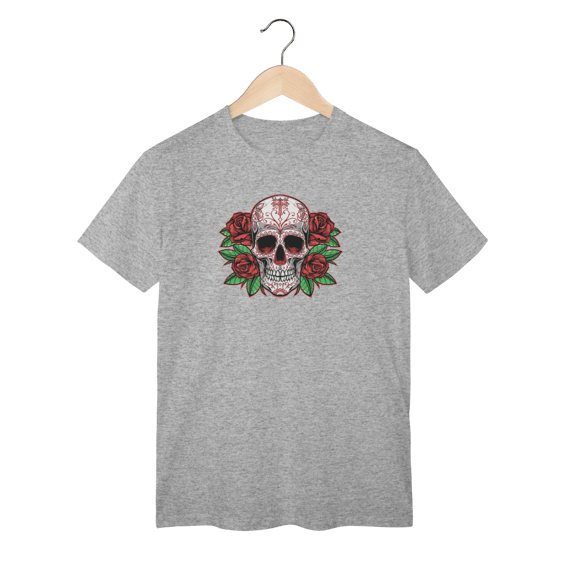 Camiseta Caveira Tatuada