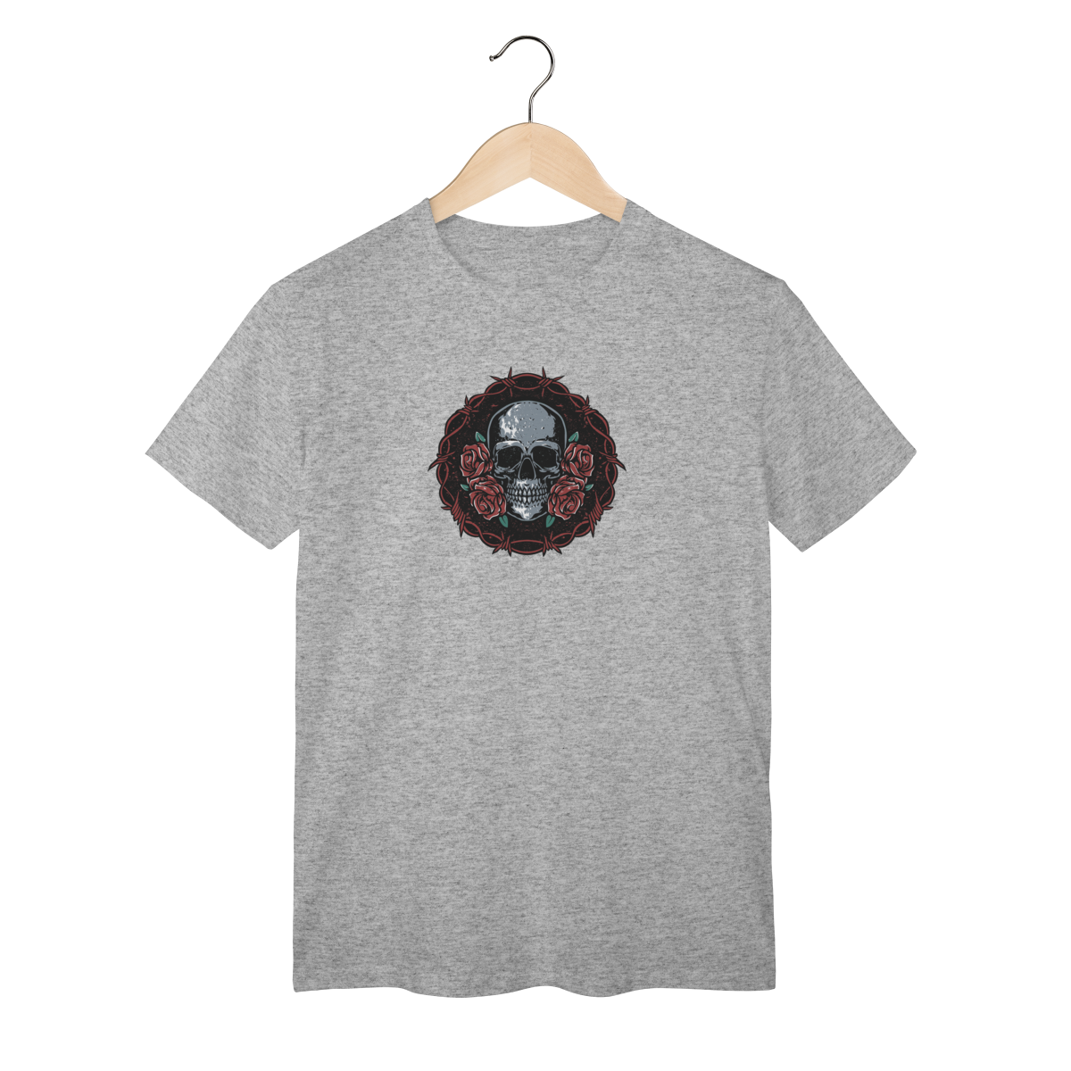 Nome do produto: Camiseta Caveira Arame