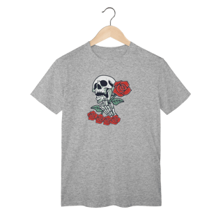 Nome do produto Camiseta Caveira Rosas