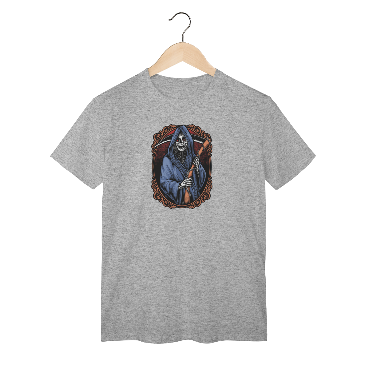 Nome do produto: Camiseta Caveira Foice