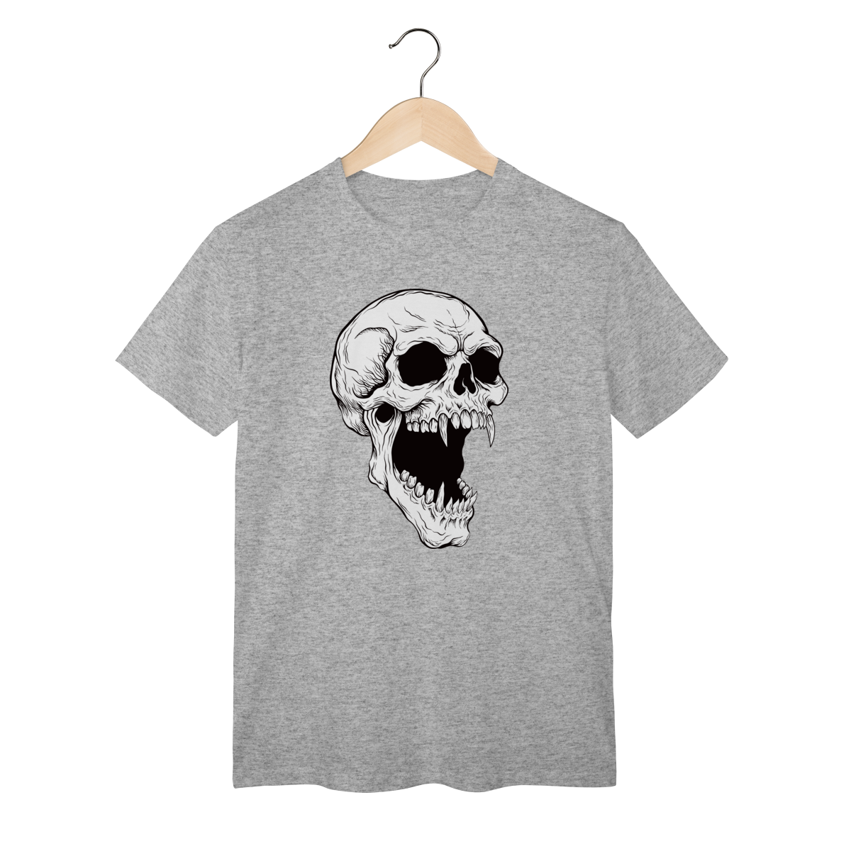 Nome do produto: Camiseta Caveira Dente
