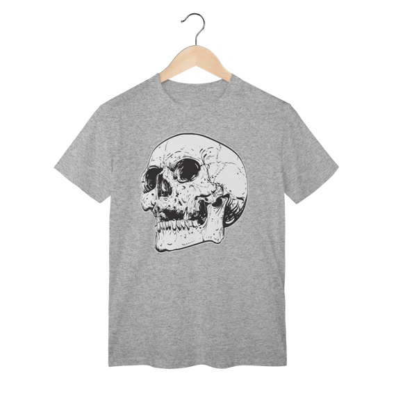 Camiseta Caveira Desfigurada