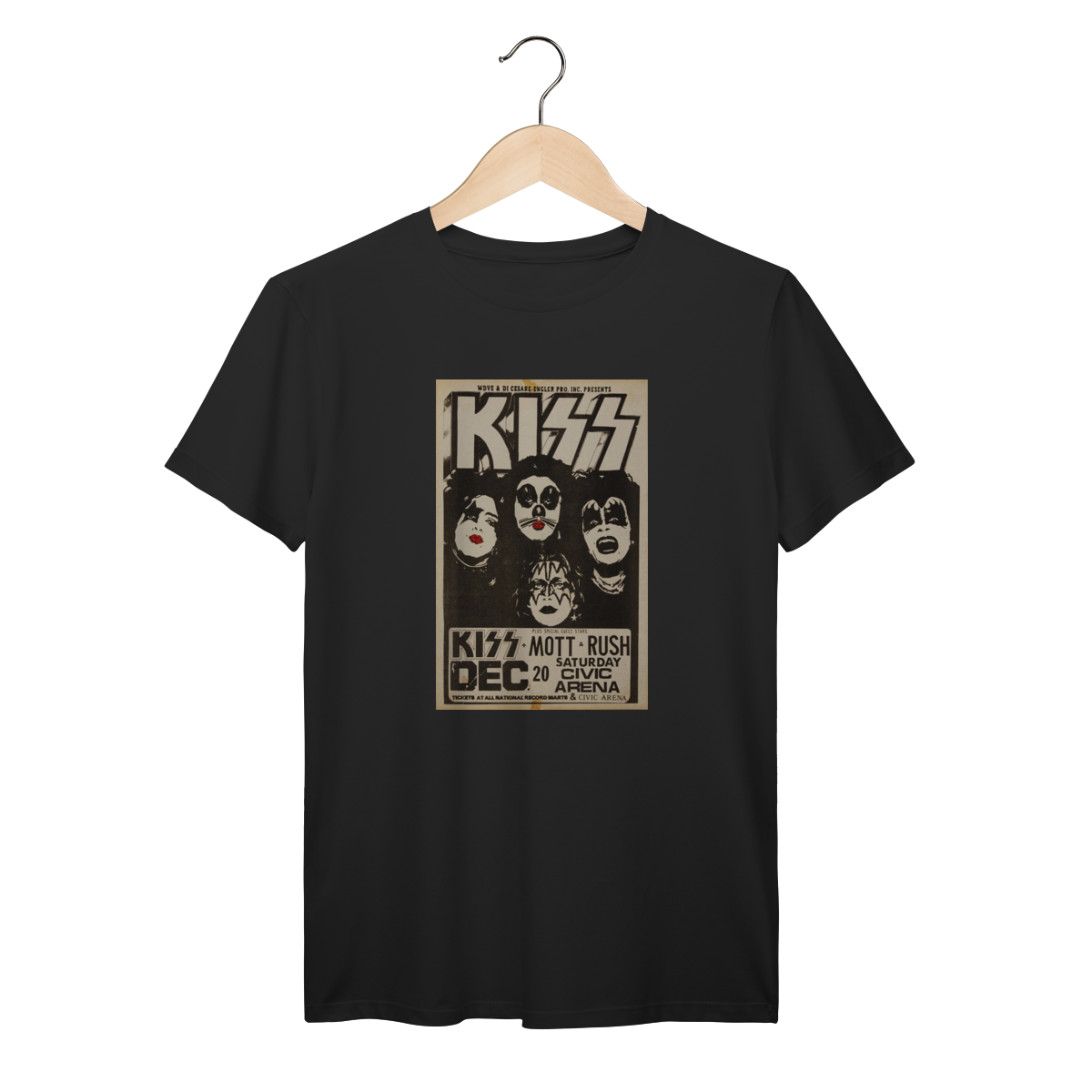 Nome do produto: Camiseta Kiss
