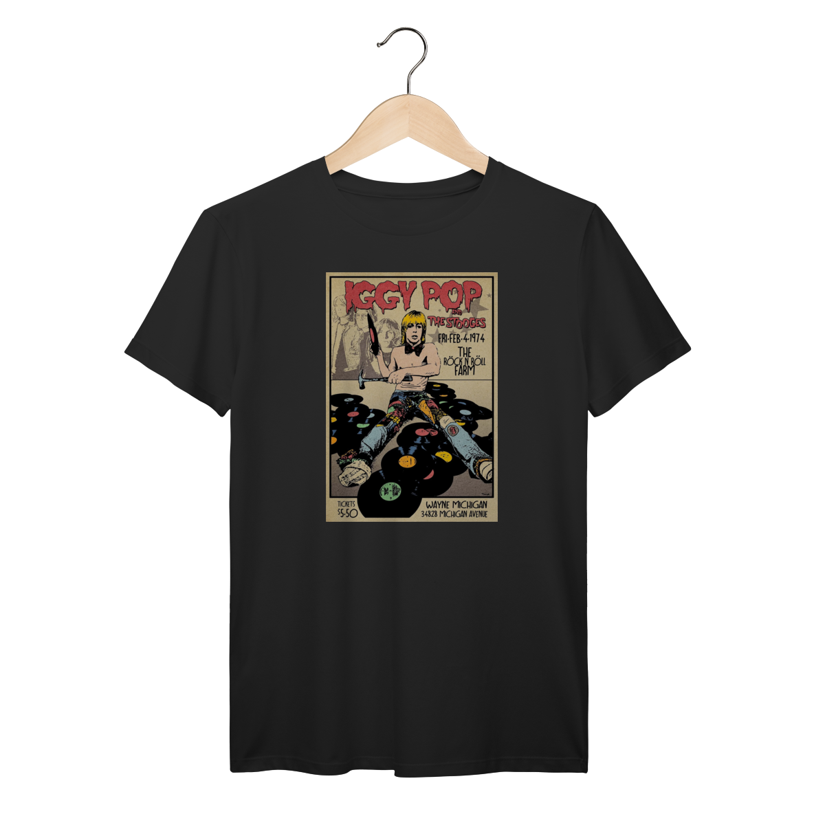 Nome do produto: Camiseta Iggy Pop