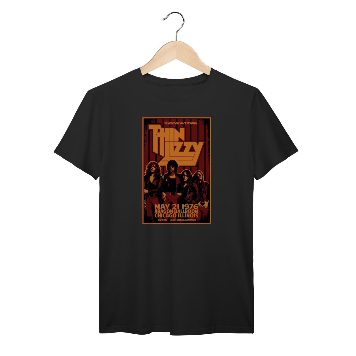 Nome do produto: Camiseta Thin Lizzy