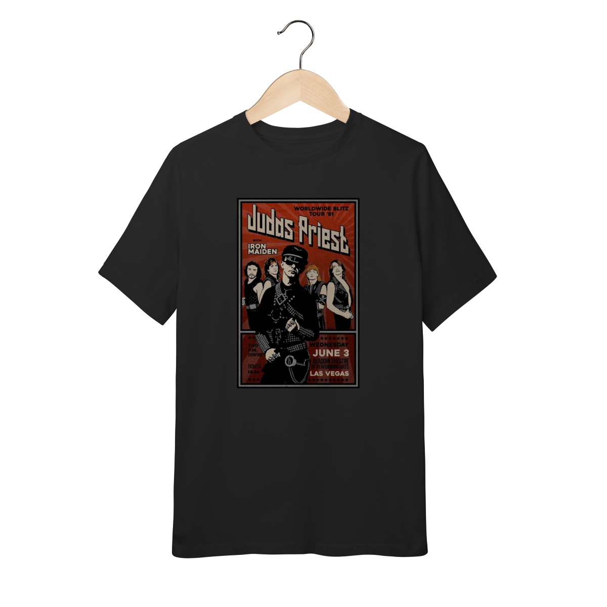 Nome do produto: Camiseta Judas Priest Infantil - 10 a 14